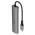 ACEFAST J16 5 in 1 USB-C Hub 4K HD PD 90W Fast Charging 5Gbps Data Transfer Docking Station - Gray